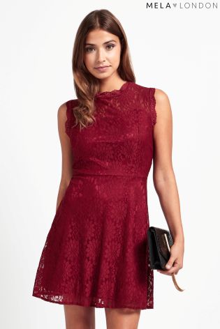 Mela Loves London Lace Sweetheart Dress